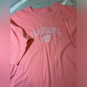 pink cozumel t shirt